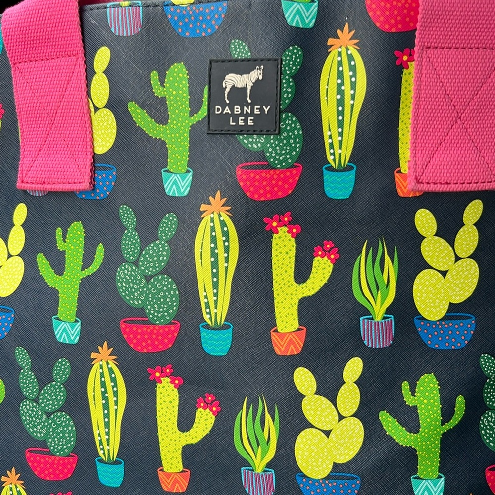 Large Dabney Lee cactus tote.